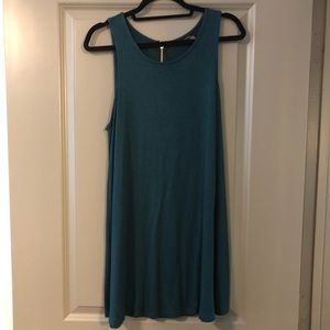 Dark green/blue tank top dress